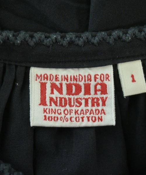 INDIA INDUSTRY（インディアインダストリー）ブラウス 紺 サイズ:1(S位) レディース/2200724930067