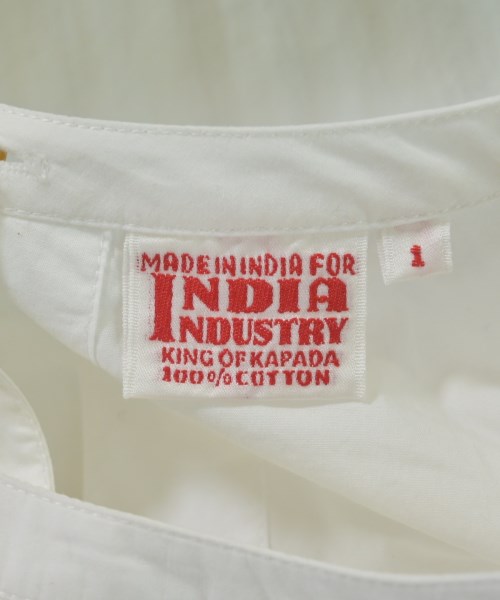 INDIA INDUSTRY（インディアインダストリー）ブラウス 白 サイズ:1(S位) レディース/2200685845127