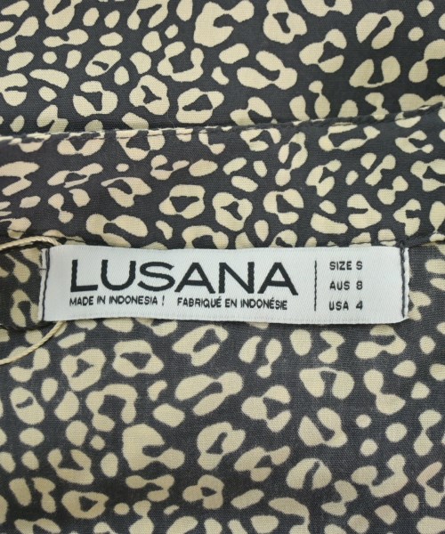 LUSANA（ルサナ）シャツワンピース 紺 サイズ:S レディース/2200609892022