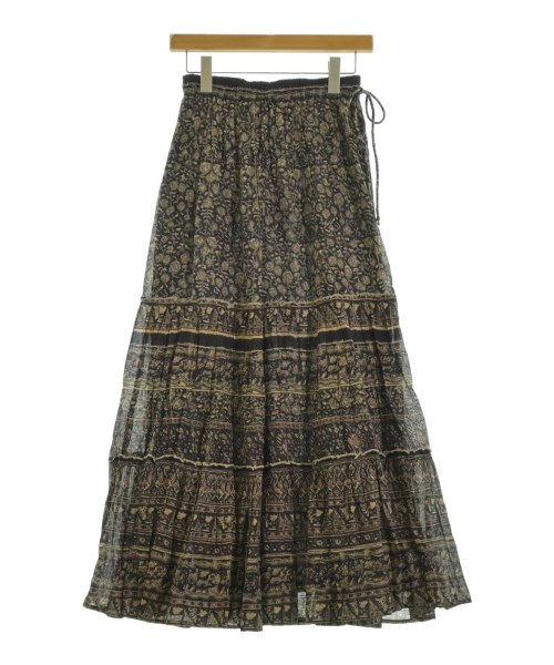 M.A.B.E.(エムエービーイー)ロング・マキシ丈スカート 茶 サイズ:XS/2200654414071