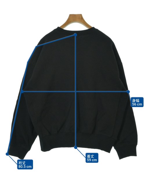 Mardi Mercredi（マルディメクルディ）スウェット 黒 サイズ:F レディース/2200637791052