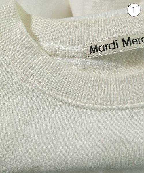 Mardi Mercredi（マルディメクルディ）スウェット 白 サイズ:F レディース/2200655323013