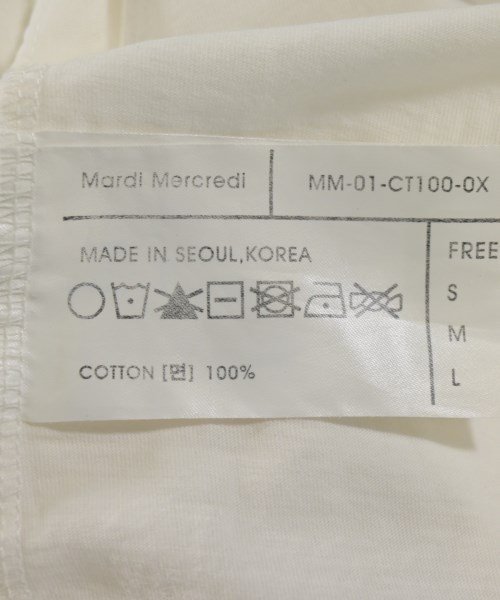 Mardi Mercredi（マルディメクルディ）Tシャツ・カットソー 白 サイズ:-(M位) レディース/2200714743011