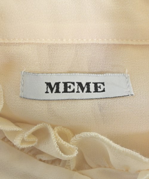 Meme（ミーム）ブラウス ベージュ サイズ:F レディース/2200637978156