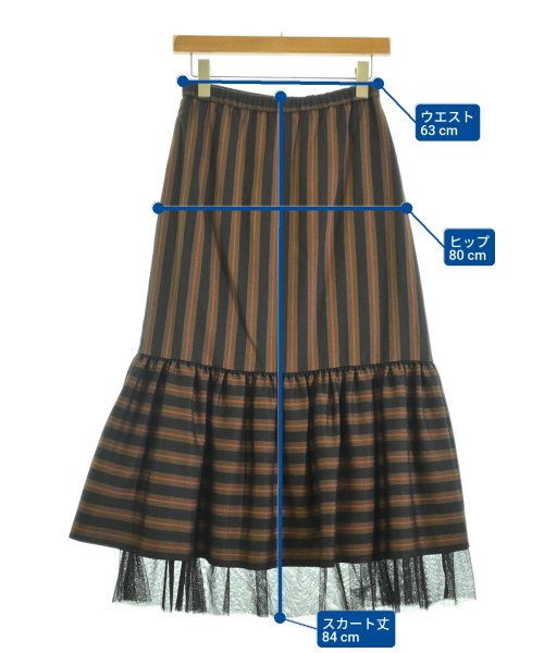 Mia（ミーア）ロング・マキシ丈スカート 黒 サイズ:38(M位) レディース/2200679074076