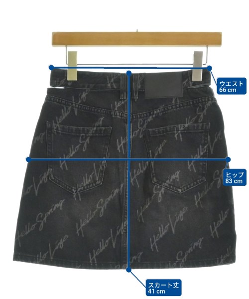 MO&Co.（モーアンドコー）ミニスカート 黒 サイズ:S レディース/2200677861104