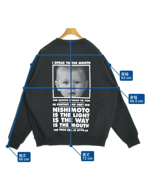 NISHIMOTO IS THE MOUTH（ニシモトイズザマウス）スウェット 黒 サイズ
