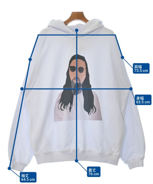 NISHIMOTO IS THE MOUTH（ニシモトイズザマウス）パーカー 白 サイズ:XL メンズ/2200628763037