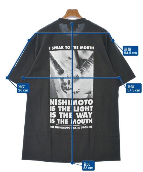 NISHIMOTO IS THE MOUTH（ニシモトイズザマウス）Tシャツ・カットソー 黒 サイズ:2XL メンズ/2200628763129