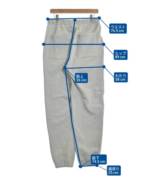 NISHIMOTO IS THE MOUTH（ニシモトイズザマウス）スウェットパンツ グレー サイズ:L メンズ/2200628763143