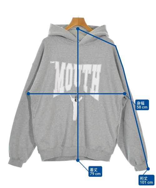 NISHIMOTO IS THE MOUTH（ニシモトイズザマウス）パーカー グレー サイズ:L メンズ/2200661377024