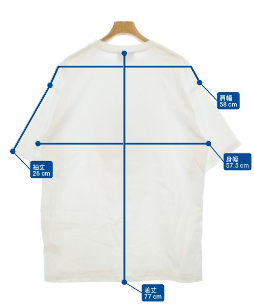NISHIMOTO IS THE MOUTH（ニシモトイズザマウス）Tシャツ・カットソー 白 サイズ:XL メンズ/2200703417022