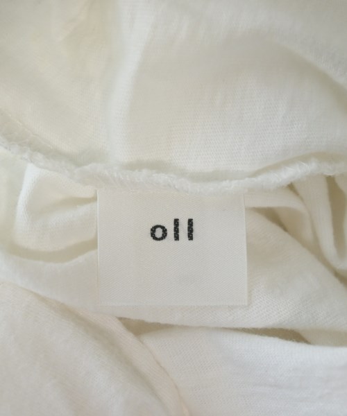 oll（オール）Tシャツ・カットソー 白 サイズ:2(M位) レディース/2200610015069