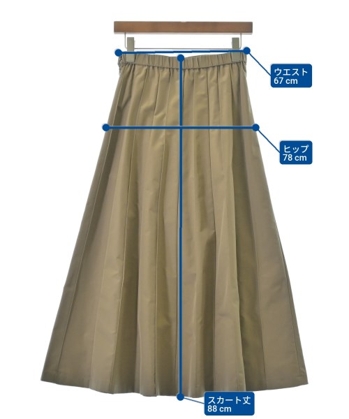 one of the green（ワンオブザグリーン）ロング・マキシ丈スカート ベージュ サイズ:2(M位) レディース/2200659184283