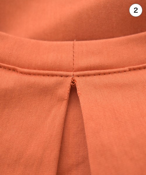 one of the green（ワンオブザグリーン）Tシャツ・カットソー オレンジ サイズ:2(M位) レディース/2200668272063