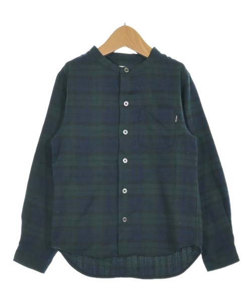 SHIPS any(シップスエニー)シャツ 緑 サイズ:M(120cm位)/2200614239195