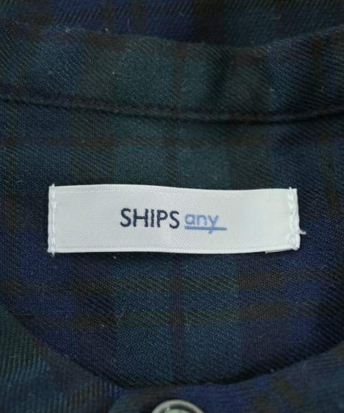 SHIPS any（シップスエニィ）シャツ 緑 サイズ:M(120cm位) キッズ/2200614239195