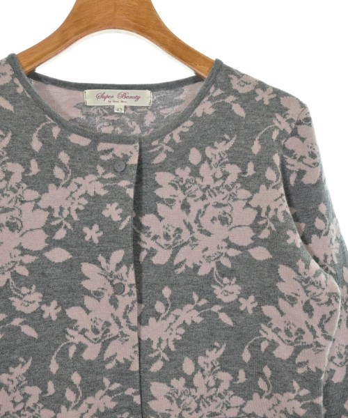 Super Beauty（スーパービューティー）カーディガン グレー サイズ:42(L位) レディース/2200616835081