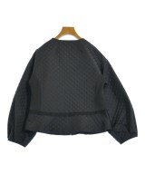 Super Beauty（スーパービューティー）ノーカラージャケット 黒 サイズ:42(L位) レディース/2200733009068