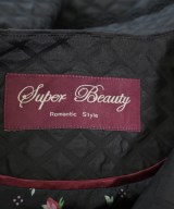 Super Beauty（スーパービューティー）ノーカラージャケット 黒 サイズ:42(L位) レディース/2200733009068