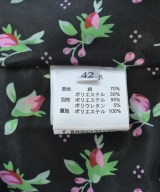 Super Beauty（スーパービューティー）ノーカラージャケット 黒 サイズ:42(L位) レディース/2200733009068