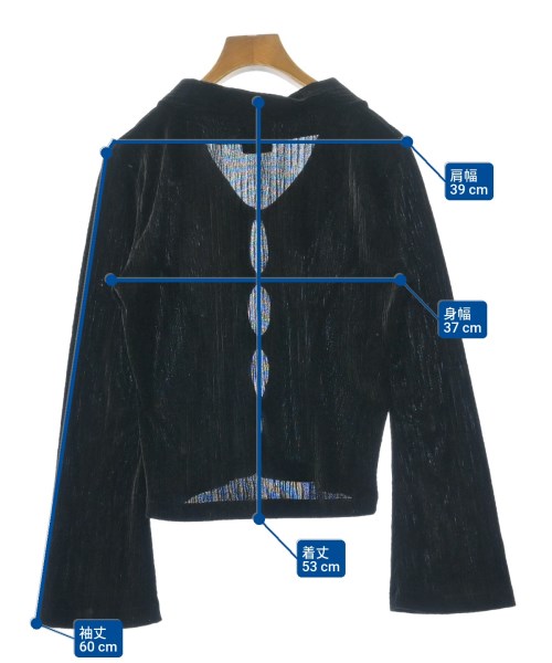 Tach CLOTHING（タッチクロージング）カジュアルシャツ 黒 サイズ:S レディース/2200697438010