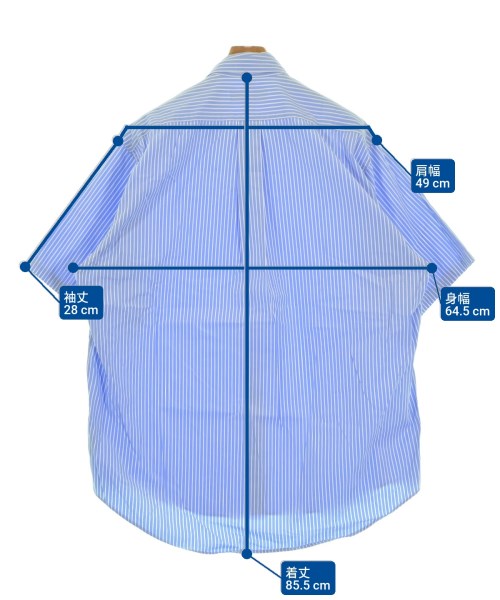 THE SEED BY WILLY CHAVARRIA（ザシードバイウィリーチャバリア）カジュアルシャツ 青 サイズ:42(XXL位) メンズ/2200633017194