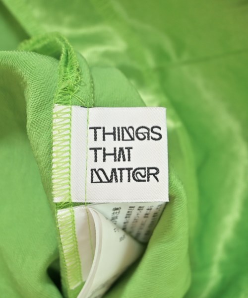 THINGS THAT MATTER（シングスザットマター）ロング・マキシ丈スカート 緑 サイズ:1(S位) レディース/2200674539433