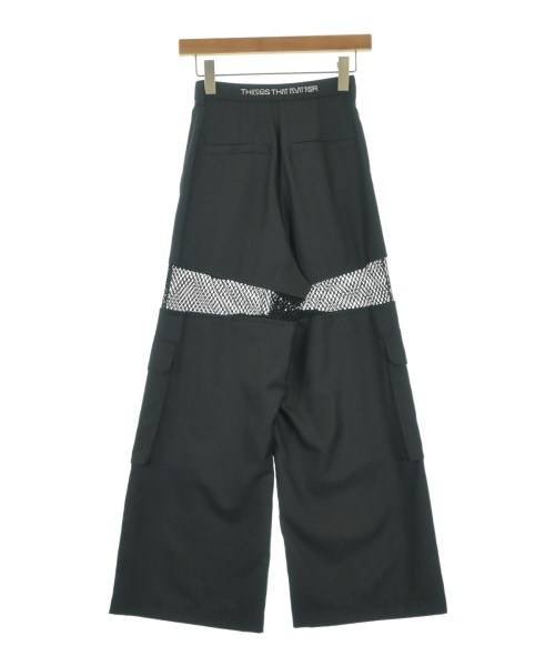 THINGS THAT MATTER（シングスザットマター）スラックス 黒 サイズ:1(S位) レディース/2200660043029