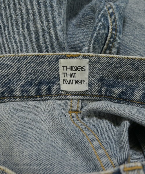 THINGS THAT MATTER（シングスザットマター）デニムパンツ 青 サイズ:2(M位) レディース/2200734654076