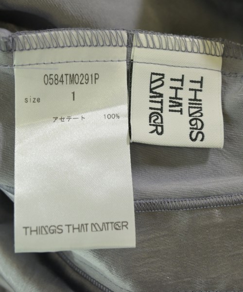 THINGS THAT MATTER（シングスザットマター）ロング・マキシ丈スカート グレー サイズ:1(S位) レディース/2200720565102