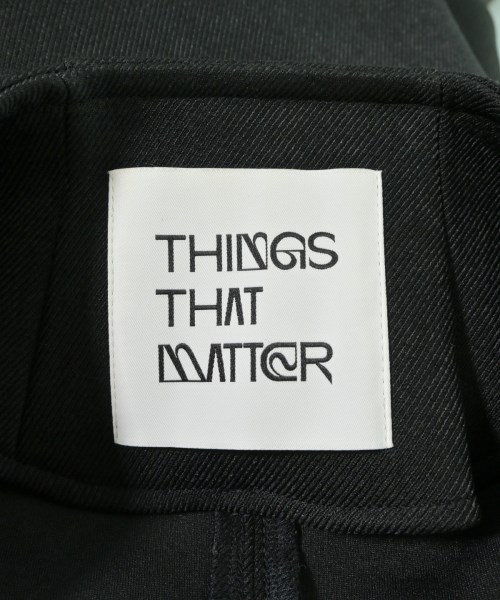 THINGS THAT MATTER（シングスザットマター）カジュアルシャツ 黒 サイズ:F レディース/2200725784126