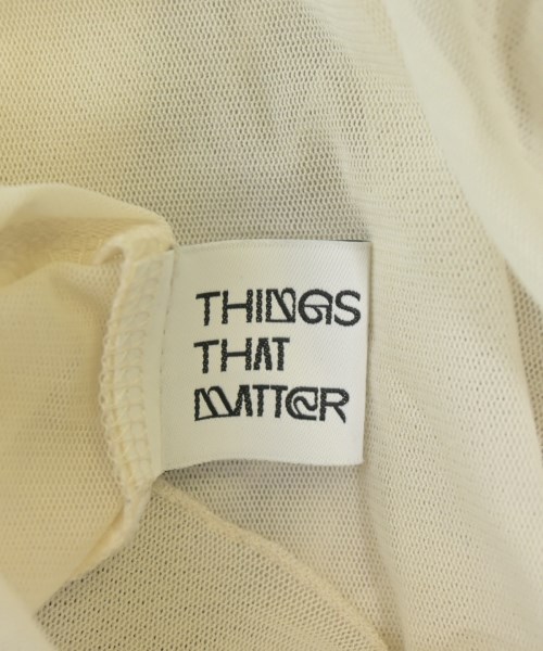 THINGS THAT MATTER（シングスザットマター）Tシャツ・カットソー 白 サイズ:F レディース/2200677579108