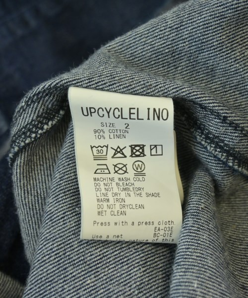 UPCYCLELINO（アップサイクルリノ）デニムジャケット 紺 サイズ:2(M位) メンズ/2200676206012