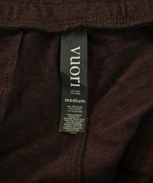 VUORI（ヴォーリ）ショートパンツ 茶 サイズ:M メンズ/2200699812245