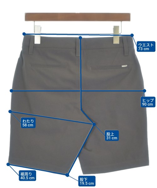 VUORI（ヴォーリ）ショートパンツ 茶 サイズ:28(S位) メンズ/2200733843389