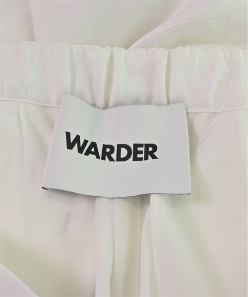 WARDER（ワーダー）カーゴパンツ 白 サイズ:M メンズ/2200464171027