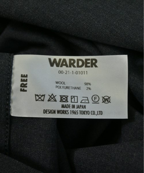 WARDER（ワーダー）カジュアルシャツ グレー サイズ:F メンズ/2200554458038