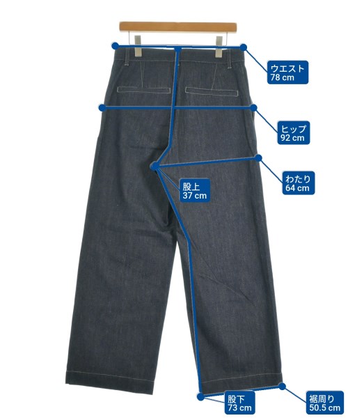 WYM LIDNM（ウィムバイリドム）デニムパンツ 紺 サイズ:M メンズ/2200624108122