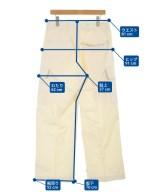 WYM LIDNM（ウィムバイリドム）カーゴパンツ 白 サイズ:L メンズ/2200656827114