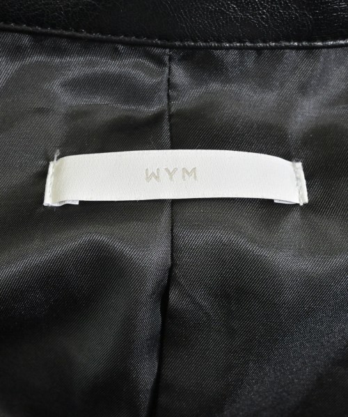 WYM LIDNM（ウィムバイリドム）ライダース 黒 サイズ:M メンズ/2200663875078