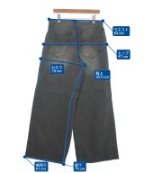 WYM LIDNM（ウィムバイリドム）デニムパンツ 黒 サイズ:L メンズ/2200668338110