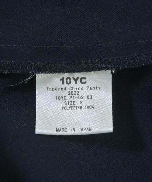 10YC（テンワイシー）スラックス 紺 サイズ:S メンズ/2200640843083