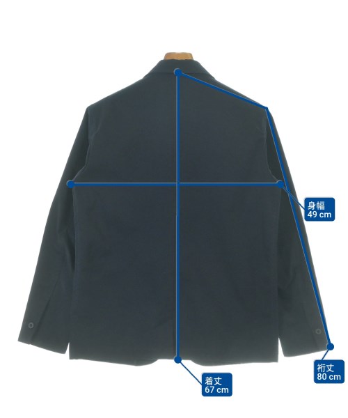 10YC（テンワイシー）テーラードジャケット 黒 サイズ:S メンズ/2200640843090