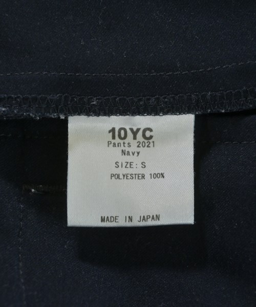 10YC（テンワイシー）スラックス 紺 サイズ:S メンズ/2200640843120