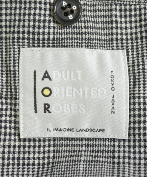 ADULT ORIENTED ROBES（アダルトオリエンテッドローブス）チェスターコート 黒 サイズ:5(XXL位) メンズ/2200684577241