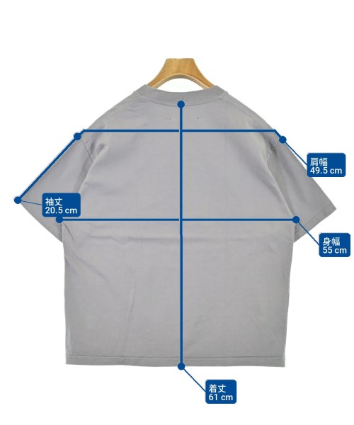 ANDER（アンダー）Tシャツ・カットソー グレー サイズ:1(S位) メンズ/2200699529013