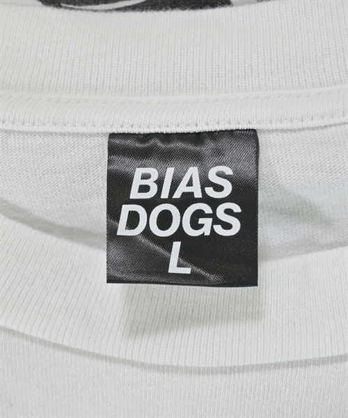 BIAS DOGS（バイアスドッグス）Tシャツ・カットソー 白 サイズ:L メンズ/2200613422130