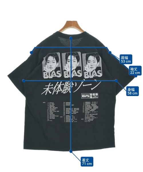 BIAS DOGS（バイアスドッグス）Tシャツ・カットソー 黒 サイズ:L メンズ/2200650675049