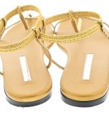 BRENTELLA（ブレンテッラ）サンダル ゴールド サイズ:EU37(23.5cm位) レディース/2200688041335